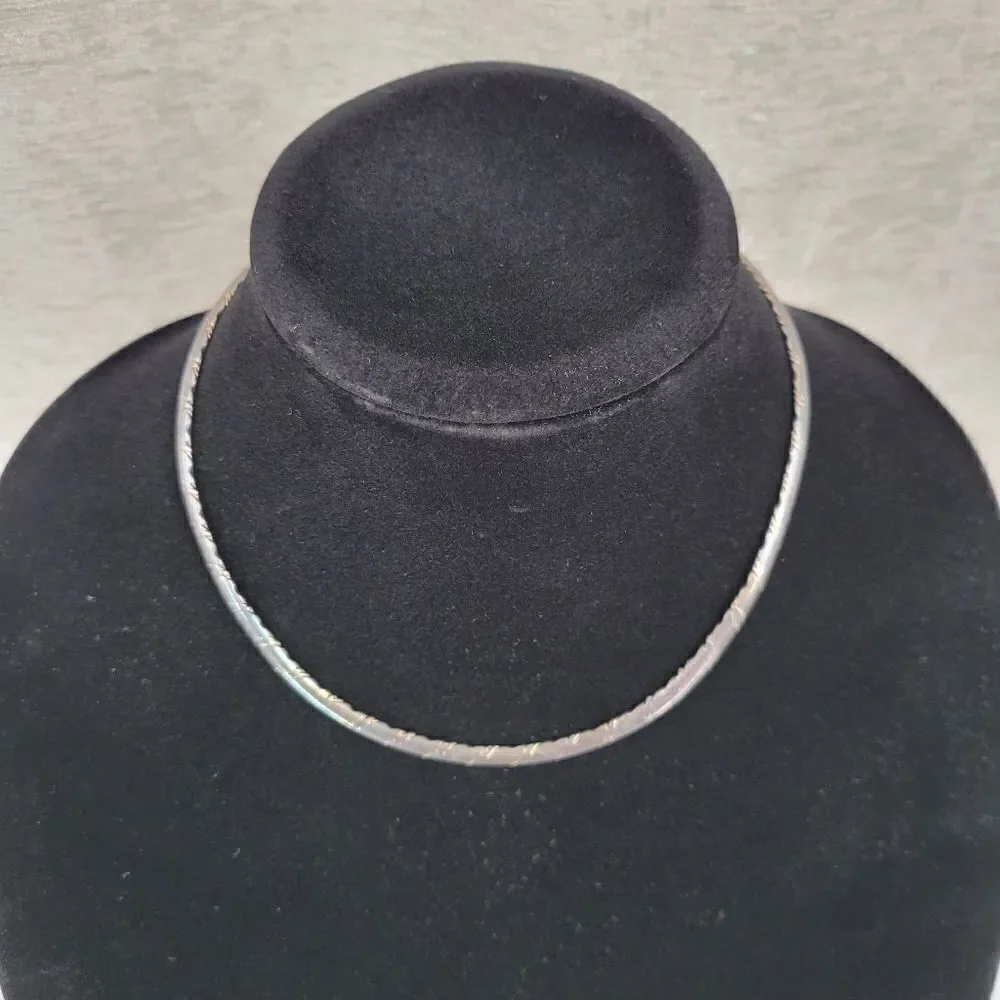 Best Vintage Silver-toned Choker Necklace